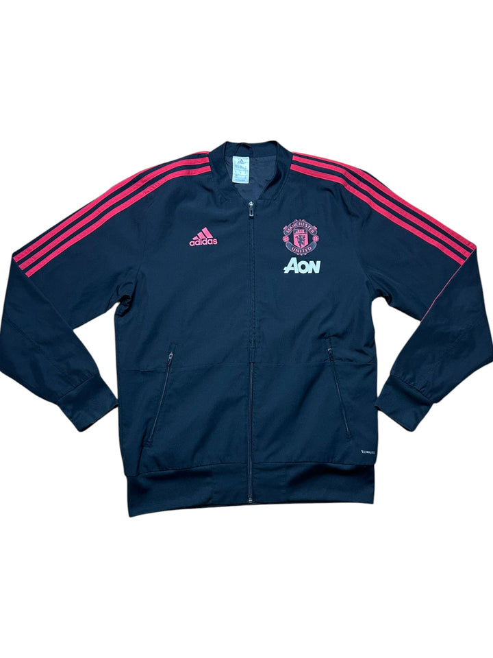 Adidas Manchester United Track Jacket – Navy/Pink