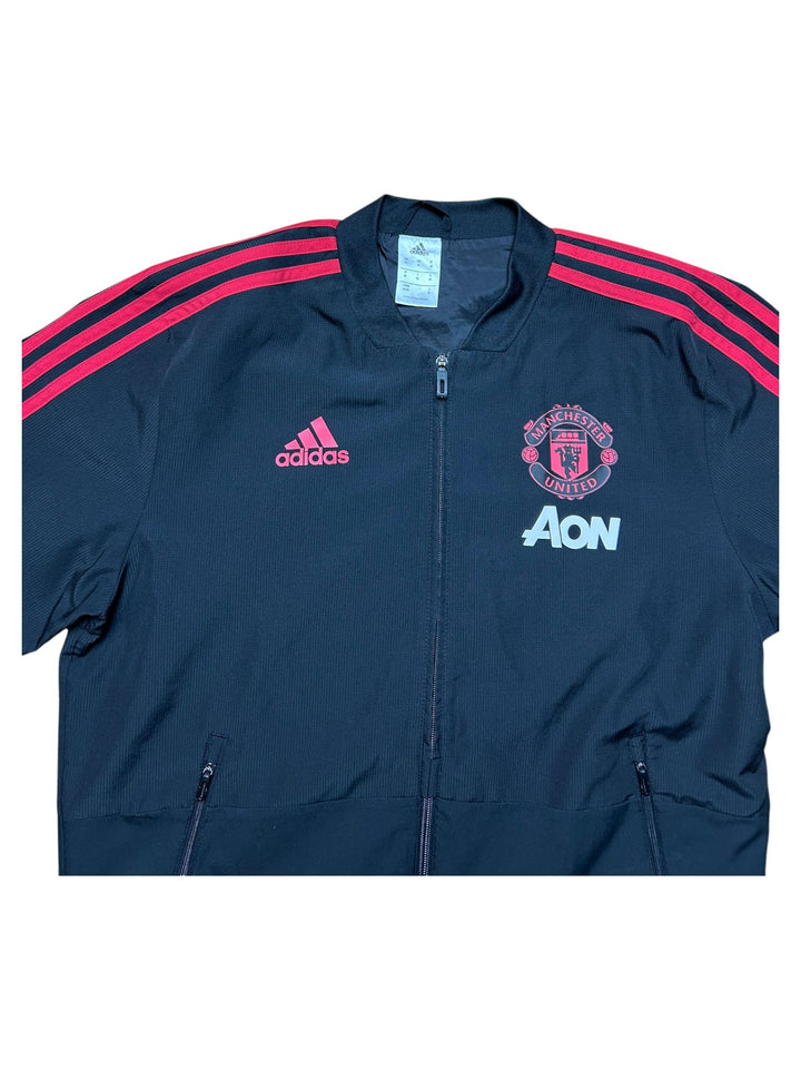 Adidas Manchester United Track Jacket – Navy/Pink