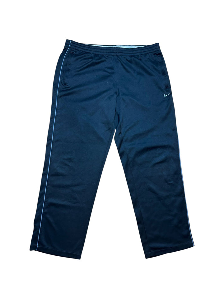 Nike Track Pants – Black/Blue – Vintage