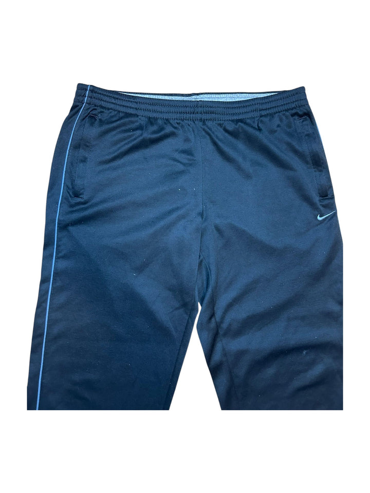 Nike Track Pants – Black/Blue – Vintage
