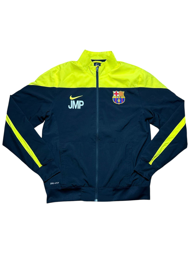 Nike FC Barcelona Track Jacket – Navy/Yellow – Vintage