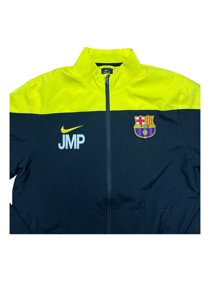 Nike FC Barcelona Track Jacket – Navy/Yellow – Vintage